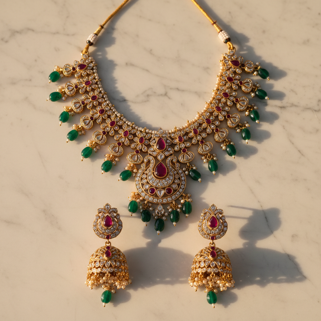 Indian Bridal Necklace & Earring
