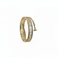 Gold-Tone Geometric Border Kada